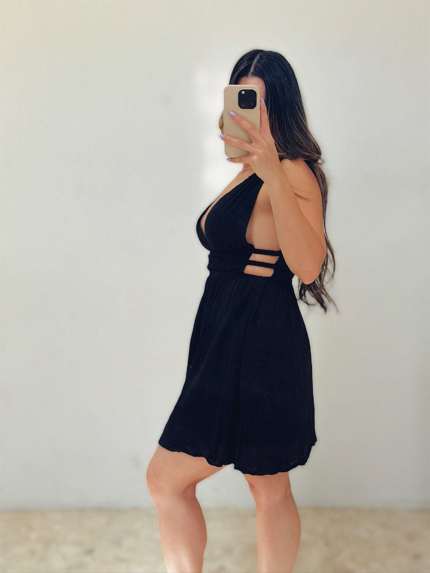 Olivia Black Mini Dress