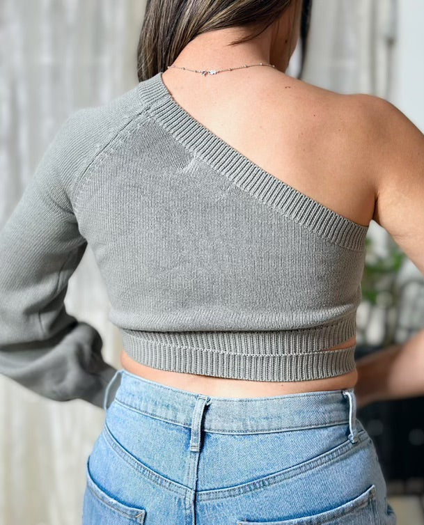 Shades of Gray Top