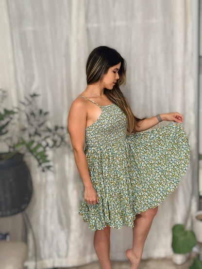 Vestido de flores silvestres